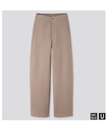 UNIQLO | ワイドフィットカーブジャージーパンツ(丈標準72～74cm）(その他パンツ)