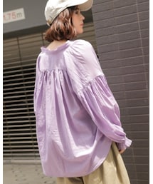 niko and... | 綿ガーゼキャザーブラウス(シャツ/ブラウス)