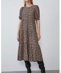 ZARA | フローラルプリントワンピース(ワンピース/ドレス)