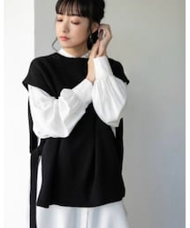 LOWRYS FARM | サイドスリットベスト　869121(ベスト)