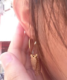 no brand | シマウマのピアス。(ピアス（両耳用）)