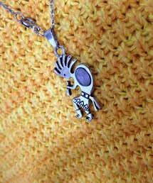 民族ぼうやネックレス(フローライト)(ネックレス)