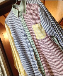 BROOKS BROTHERS | クレイジーストライプシャツ(おさがり)(シャツ/ブラウス)