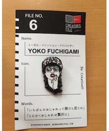 クリエーターズファイル | YOKO FUCHIGAMI(バッジ)