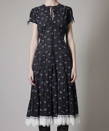 MEADHAM KIRCHHOFF | Blue Eyeball Print Courtney Dress (ワンピース)