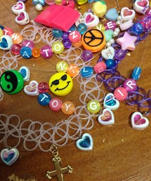 BUBBLES | ビーズtattooチョーカー(ネックレス)