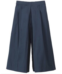 無印良品 | オーガニックコットンイージーワイドパンツ　アンクル丈(その他パンツ)