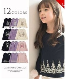 Catherine Cottage | アリスプリント長袖Tシャツ  TK3076(Tシャツ/カットソー)