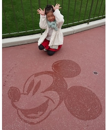 水でかかれたミッキー✨ | その他