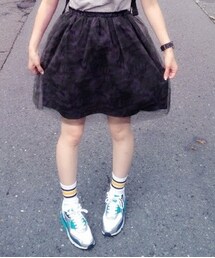 Simplicite | 迷彩柄のチュールスカート(スカート)