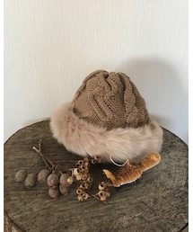 雑貨屋さん | ニット帽？ファーの帽子？(帽子)