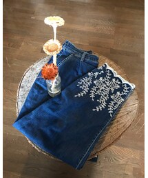 しまむら | スカラップデニム(*´꒳`*)(デニムパンツ)