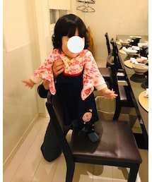 ひなまつり | 100日のお祝いに着せた袴。小さくなってました♡成長しすぎたかな(*´꒳`*)(福袋/福箱)