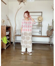 mintdesigns | note book柄(ワンピース/ドレス)