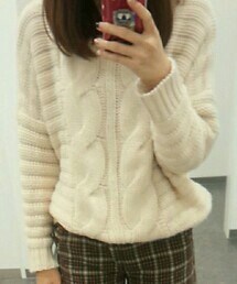 aries mirage | アラン編みニット(ニット/セーター)