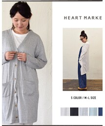 ハートマーケット | 前ボタンロングカーディガン(カーディガン/ボレロ)