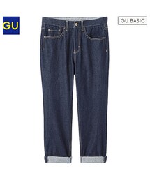 GU | ボーイフレンドアンクルジーンズ(デニムパンツ)