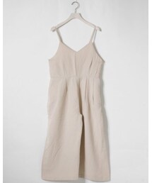 RETRO GIRL | 麻レーヨンサロペット(サロペット/オーバーオール)