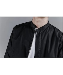 REPOS Collarless Zip Shirt(トレンチコート)