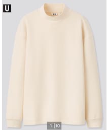 UNIQLO | モックネックプルオーバー(長袖)(スウェット)