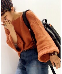 CIAOPANIC | 【Ciaopanic】　ガーター編みBigスリーブP/O(ニット/セーター)