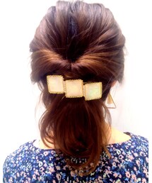 ヘアアレンジ | バレッタ/ヘアクリップ