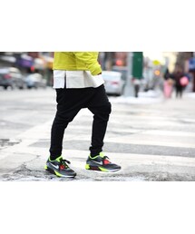 ###のサルエルコーティングスウェットパンツ(その他パンツ)