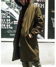 Rick Owens | ロングMA-1(ジャケット/アウター)