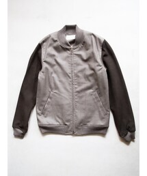 niuhans | Sheepskin Sleeve Bomber Jacket(ブルゾン)
