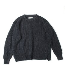 bukht | RIB KNIT -JAPANESE PAPER YARN-(ニット/セーター)