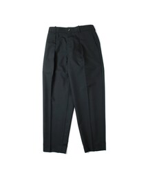 markaware | FRONT PLEATS PEGTOP ORGANIC WOOL TROPICAL(スラックス)
