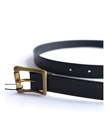 Honor gathering | italian shrink leather narrow belt(ベルト)