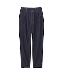 GU | ハイウエストマムジーンズUR(デニムパンツ)