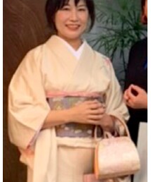 絽刺し　袋帯　長さ中途半端なので一重太鼓 | 着物