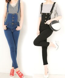 GALSTAR | スキニーサロペット(サロペット/オーバーオール)