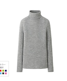 UNIQLO | エクストラファインメリノリブタートルネックセーター(ニット/セーター)