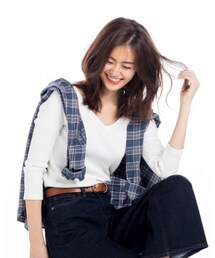 UNIQLO | リブバレエネックT(Tシャツ/カットソー)