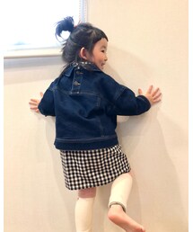 後ろもかわいい | デニムジャケット