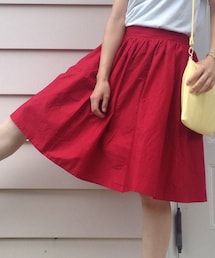 earth music&ecology | 膝丈フレアスカート(スカート)