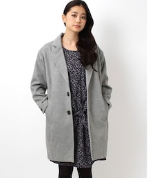 w closet | シングルコクーンチェスターコート(チェスターコート)