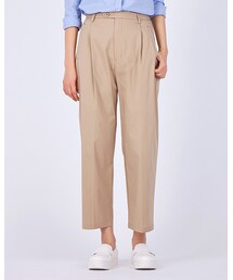 GU | ハイウエストテーパードパンツ(その他パンツ)