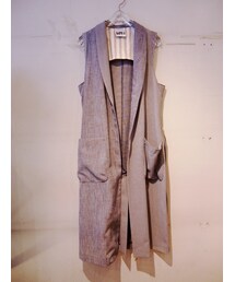 スーツロングジレ(ベスト)