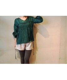 hippiness | キュプラシャーリングブラウス(シャツ/ブラウス)