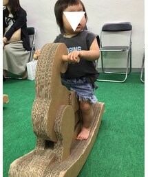 ダンボール木馬ゆらゆら♪ | その他
