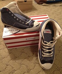 CONVERSE | Converse 高統牛仔藍(スニーカー)