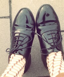 黒いおじ靴(ドレスシューズ)