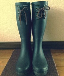 茶色い長靴(レインシューズ)