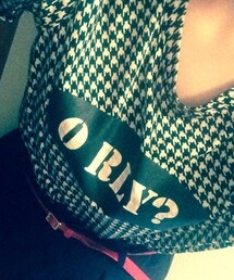 3rd by VANQUISH | 千鳥柄ロングTシャツ(Tシャツ/カットソー)