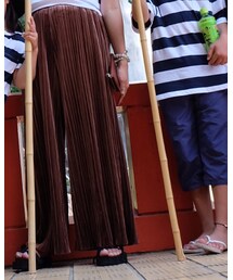 ベロアワイドパンツ | パンツ