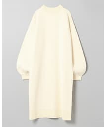 JEANASIS | モックネックボリュームワンピース(ワンピース)